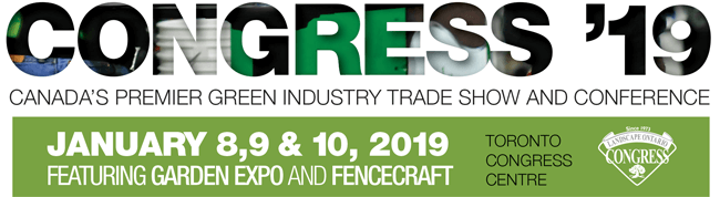 Congress 2019 Canada's Premier Green Industry Trade Show and Conference