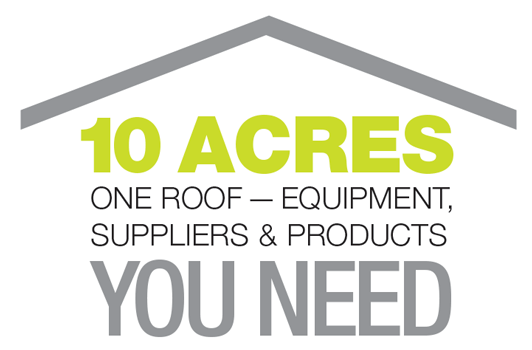 10 Acres - One roof, equipment, suppliers & products you need