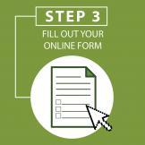 Step 3 - Fill out your online form