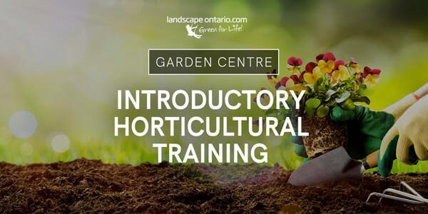 garden centre introductory horticultural training